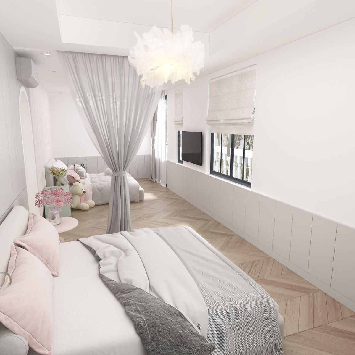 Thiết kế nội thất biệt thự Anh Nhân - Phòng trẻ em