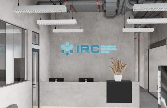 THIẾT KẾ VĂN PHÒNG TRUNG TÂM PHỤC HỒI CHẤN THƯƠNG THỂ THAO QUỐC TẾ IRC SÀI GÒN