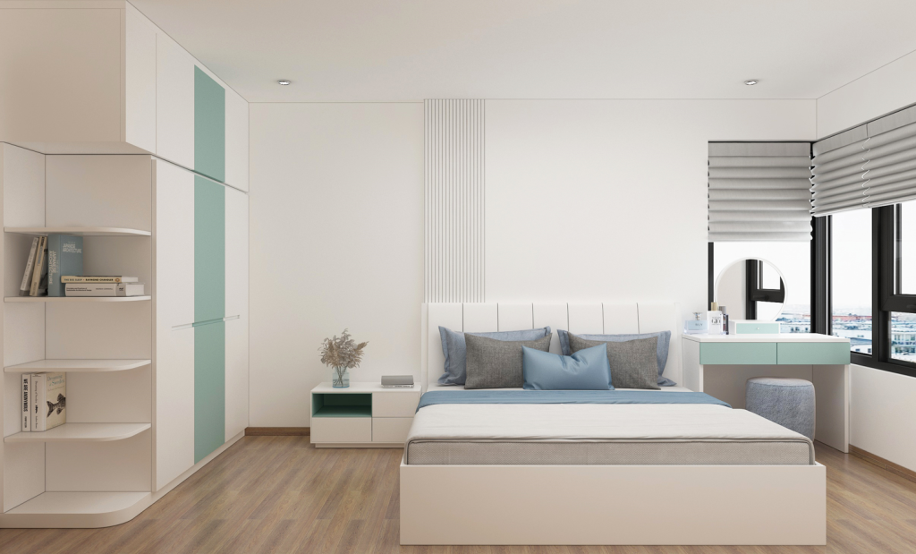 Thiết kế nội thất căn hộ chung cư 56m2 đẹp và những lưu ý